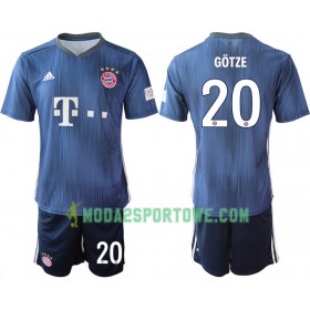 Koszulka Bayern Monachium GOTZE 20 Dziecięcy Trzeci Stroje Piłkarskie 2018/19 Krótki Rękaw 